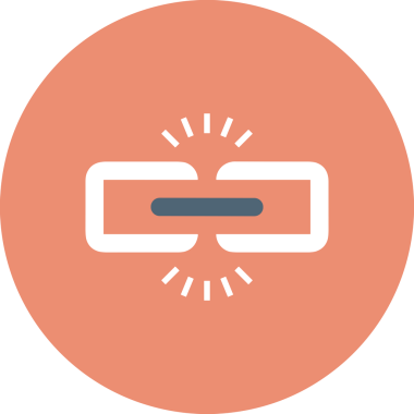 Zincir simgesi PNG biçimi basit siyah ve beyaz vektör illüstrasyonunda bağlantı birliği güvenlik ve gücünü temsil eden dijital tasarım kullanıcı arayüzü için mükemmel modern uygulama logosu minimal web ögesi