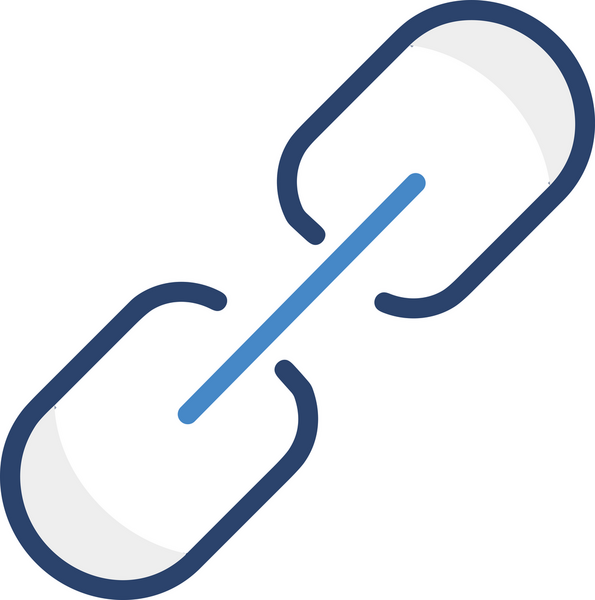 Zincir simgesi PNG biçimi basit siyah ve beyaz vektör illüstrasyonunda bağlantı birliği güvenlik ve gücünü temsil eden dijital tasarım kullanıcı arayüzü için mükemmel modern uygulama logosu minimal web ögesi