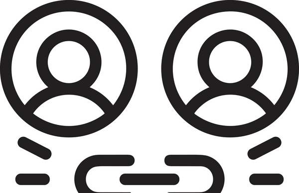 Zincir simgesi PNG biçimi basit siyah ve beyaz vektör illüstrasyonunda bağlantı birliği güvenlik ve gücünü temsil eden dijital tasarım kullanıcı arayüzü için mükemmel modern uygulama logosu minimal web ögesi