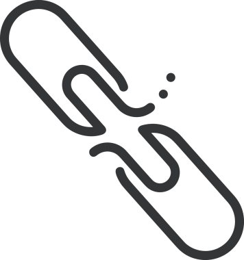 Zincir simgesi PNG biçimi basit siyah ve beyaz vektör illüstrasyonunda bağlantı birliği güvenlik ve gücünü temsil eden dijital tasarım kullanıcı arayüzü için mükemmel modern uygulama logosu minimal web ögesi