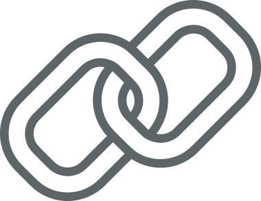 Zincir simgesi PNG biçimi basit siyah ve beyaz vektör illüstrasyonunda bağlantı birliği güvenlik ve gücünü temsil eden dijital tasarım kullanıcı arayüzü için mükemmel modern uygulama logosu minimal web ögesi