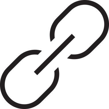 Zincir simgesi PNG biçimi basit siyah ve beyaz vektör illüstrasyonunda bağlantı birliği güvenlik ve gücünü temsil eden dijital tasarım kullanıcı arayüzü için mükemmel modern uygulama logosu minimal web ögesi