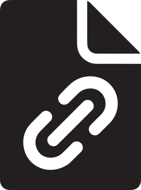 Zincir simgesi PNG biçimi basit siyah ve beyaz vektör illüstrasyonunda bağlantı birliği güvenlik ve gücünü temsil eden dijital tasarım kullanıcı arayüzü için mükemmel modern uygulama logosu minimal web ögesi