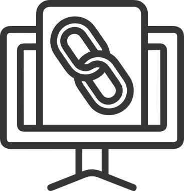 Zincir simgesi PNG biçimi basit siyah ve beyaz vektör illüstrasyonunda bağlantı birliği güvenlik ve gücünü temsil eden dijital tasarım kullanıcı arayüzü için mükemmel modern uygulama logosu minimal web ögesi