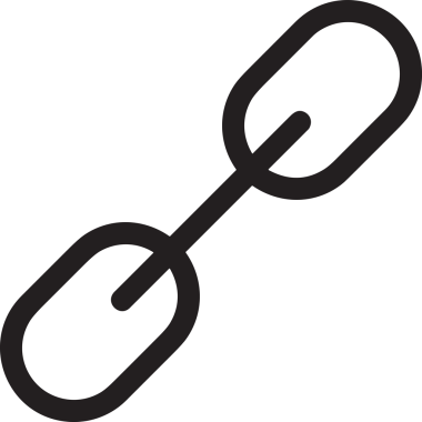 Zincir simgesi PNG biçimi basit siyah ve beyaz vektör illüstrasyonunda bağlantı birliği güvenlik ve gücünü temsil eden dijital tasarım kullanıcı arayüzü için mükemmel modern uygulama logosu minimal web ögesi