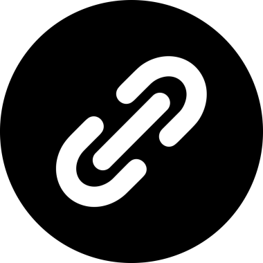 Zincir simgesi PNG biçimi basit siyah ve beyaz vektör illüstrasyonunda bağlantı birliği güvenlik ve gücünü temsil eden dijital tasarım kullanıcı arayüzü için mükemmel modern uygulama logosu minimal web ögesi