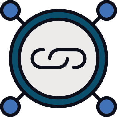 Zincir simgesi PNG biçimi basit siyah ve beyaz vektör illüstrasyonunda bağlantı birliği güvenlik ve gücünü temsil eden dijital tasarım kullanıcı arayüzü için mükemmel modern uygulama logosu minimal web ögesi