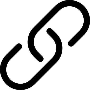 Zincir simgesi PNG biçimi basit siyah ve beyaz vektör illüstrasyonunda bağlantı birliği güvenlik ve gücünü temsil eden dijital tasarım kullanıcı arayüzü için mükemmel modern uygulama logosu minimal web ögesi