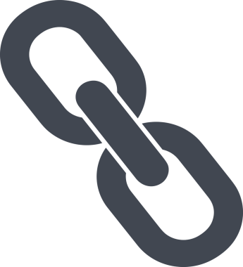 Zincir simgesi PNG biçimi basit siyah ve beyaz vektör illüstrasyonunda bağlantı birliği güvenlik ve gücünü temsil eden dijital tasarım kullanıcı arayüzü için mükemmel modern uygulama logosu minimal web ögesi