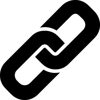 Zincir simgesi PNG biçimi basit siyah ve beyaz vektör illüstrasyonunda bağlantı birliği güvenlik ve gücünü temsil eden dijital tasarım kullanıcı arayüzü için mükemmel modern uygulama logosu minimal web ögesi