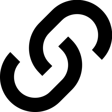 Zincir simgesi PNG biçimi basit siyah ve beyaz vektör illüstrasyonunda bağlantı birliği güvenlik ve gücünü temsil eden dijital tasarım kullanıcı arayüzü için mükemmel modern uygulama logosu minimal web ögesi