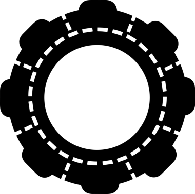 Zincir simgesi PNG biçimi basit siyah ve beyaz vektör illüstrasyonunda bağlantı birliği güvenlik ve gücünü temsil eden dijital tasarım kullanıcı arayüzü için mükemmel modern uygulama logosu minimal web ögesi