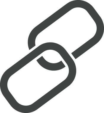 Zincir simgesi PNG biçimi basit siyah ve beyaz vektör illüstrasyonunda bağlantı birliği güvenlik ve gücünü temsil eden dijital tasarım kullanıcı arayüzü için mükemmel modern uygulama logosu minimal web ögesi