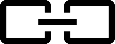 Zincir simgesi PNG biçimi basit siyah ve beyaz vektör illüstrasyonunda bağlantı birliği güvenlik ve gücünü temsil eden dijital tasarım kullanıcı arayüzü için mükemmel modern uygulama logosu minimal web ögesi