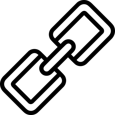 Zincir simgesi PNG biçimi basit siyah ve beyaz vektör illüstrasyonunda bağlantı birliği güvenlik ve gücünü temsil eden dijital tasarım kullanıcı arayüzü için mükemmel modern uygulama logosu minimal web ögesi