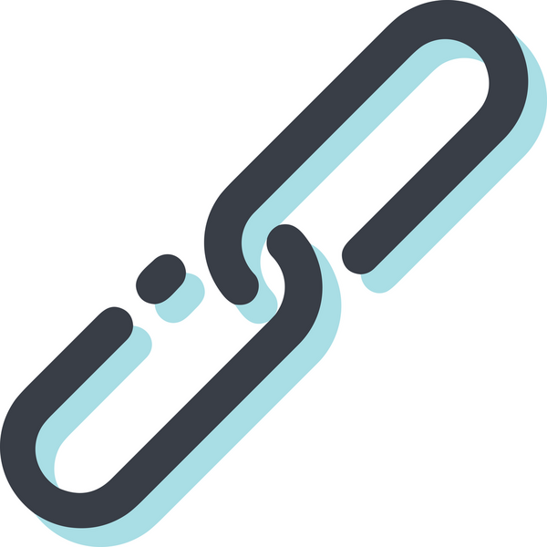 Zincir simgesi PNG biçimi basit siyah ve beyaz vektör illüstrasyonunda bağlantı birliği güvenlik ve gücünü temsil eden dijital tasarım kullanıcı arayüzü için mükemmel modern uygulama logosu minimal web ögesi