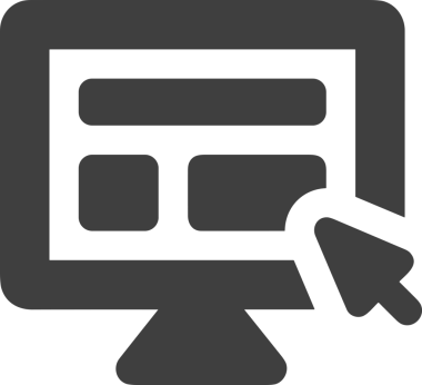 Şeffaf arkaplan ile PNG biçiminde bilgisayar logosu simgesi. Teknoloji markaları, bilişim hizmetleri, web geliştirme veya dijital ürünler için uygun minimalist siyah-beyaz tasarım. Çok yönlü markalaşma ve arayüz kullanımı için temiz ve modern sembol