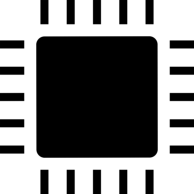 Şeffaf arkaplan ile PNG biçiminde bilgisayar logosu simgesi. Teknoloji markaları, bilişim hizmetleri, web geliştirme veya dijital ürünler için uygun minimalist siyah-beyaz tasarım. Çok yönlü markalaşma ve arayüz kullanımı için temiz ve modern sembol