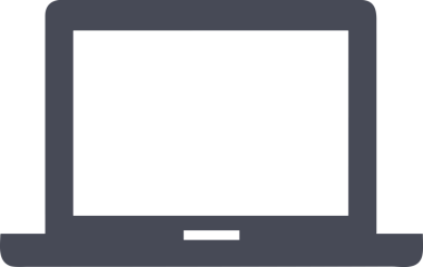 Şeffaf arkaplan ile PNG biçiminde bilgisayar logosu simgesi. Teknoloji markaları, bilişim hizmetleri, web geliştirme veya dijital ürünler için uygun minimalist siyah-beyaz tasarım. Çok yönlü markalaşma ve arayüz kullanımı için temiz ve modern sembol