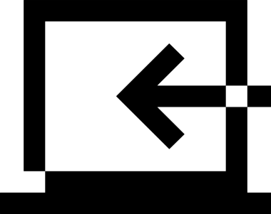 Şeffaf arkaplan ile PNG biçiminde bilgisayar logosu simgesi. Teknoloji markaları, bilişim hizmetleri, web geliştirme veya dijital ürünler için uygun minimalist siyah-beyaz tasarım. Çok yönlü markalaşma ve arayüz kullanımı için temiz ve modern sembol