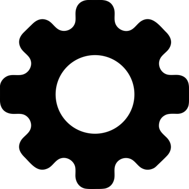 Şeffaf arkaplan ile PNG biçiminde bilgisayar logosu simgesi. Teknoloji markaları, bilişim hizmetleri, web geliştirme veya dijital ürünler için uygun minimalist siyah-beyaz tasarım. Çok yönlü markalaşma ve arayüz kullanımı için temiz ve modern sembol