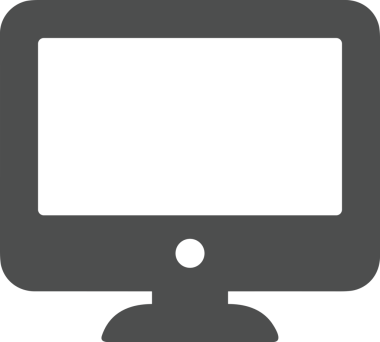 Şeffaf arkaplan ile PNG biçiminde bilgisayar logosu simgesi. Teknoloji markaları, bilişim hizmetleri, web geliştirme veya dijital ürünler için uygun minimalist siyah-beyaz tasarım. Çok yönlü markalaşma ve arayüz kullanımı için temiz ve modern sembol