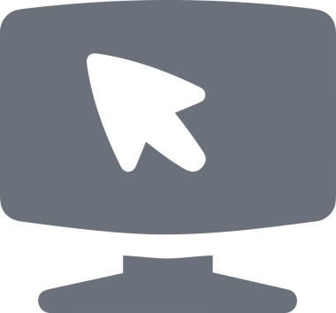 Şeffaf arkaplan ile PNG biçiminde bilgisayar logosu simgesi. Teknoloji markaları, bilişim hizmetleri, web geliştirme veya dijital ürünler için uygun minimalist siyah-beyaz tasarım. Çok yönlü markalaşma ve arayüz kullanımı için temiz ve modern sembol