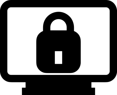 Şeffaf arkaplan ile PNG biçiminde bilgisayar logosu simgesi. Teknoloji markaları, bilişim hizmetleri, web geliştirme veya dijital ürünler için uygun minimalist siyah-beyaz tasarım. Çok yönlü markalaşma ve arayüz kullanımı için temiz ve modern sembol