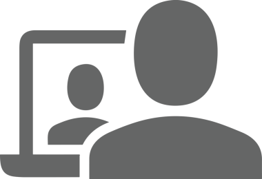 Şeffaf arkaplan ile PNG biçiminde bilgisayar logosu simgesi. Teknoloji markaları, bilişim hizmetleri, web geliştirme veya dijital ürünler için uygun minimalist siyah-beyaz tasarım. Çok yönlü markalaşma ve arayüz kullanımı için temiz ve modern sembol