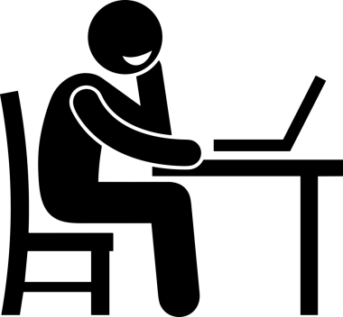 Şeffaf arkaplan ile PNG biçiminde bilgisayar logosu simgesi. Teknoloji markaları, bilişim hizmetleri, web geliştirme veya dijital ürünler için uygun minimalist siyah-beyaz tasarım. Çok yönlü markalaşma ve arayüz kullanımı için temiz ve modern sembol