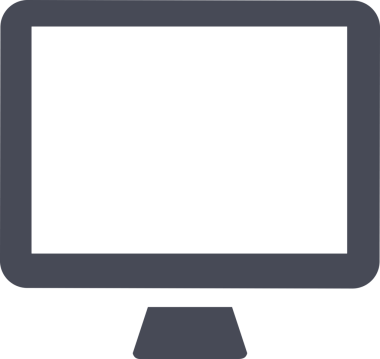 Şeffaf arkaplan ile PNG biçiminde bilgisayar logosu simgesi. Teknoloji markaları, bilişim hizmetleri, web geliştirme veya dijital ürünler için uygun minimalist siyah-beyaz tasarım. Çok yönlü markalaşma ve arayüz kullanımı için temiz ve modern sembol