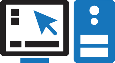 Şeffaf arkaplan ile PNG biçiminde bilgisayar logosu simgesi. Teknoloji markaları, bilişim hizmetleri, web geliştirme veya dijital ürünler için uygun minimalist siyah-beyaz tasarım. Çok yönlü markalaşma ve arayüz kullanımı için temiz ve modern sembol