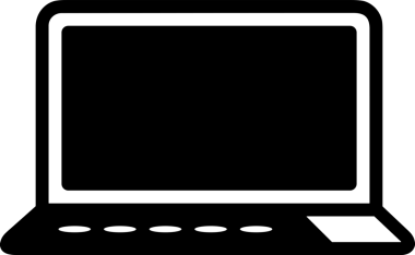 Şeffaf arkaplan ile PNG biçiminde bilgisayar logosu simgesi. Teknoloji markaları, bilişim hizmetleri, web geliştirme veya dijital ürünler için uygun minimalist siyah-beyaz tasarım. Çok yönlü markalaşma ve arayüz kullanımı için temiz ve modern sembol