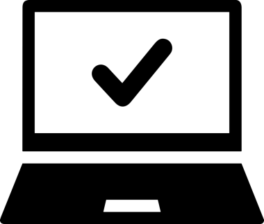 Şeffaf arkaplan ile PNG biçiminde bilgisayar logosu simgesi. Teknoloji markaları, bilişim hizmetleri, web geliştirme veya dijital ürünler için uygun minimalist siyah-beyaz tasarım. Çok yönlü markalaşma ve arayüz kullanımı için temiz ve modern sembol