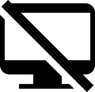 Şeffaf arkaplan ile PNG biçiminde bilgisayar logosu simgesi. Teknoloji markaları, bilişim hizmetleri, web geliştirme veya dijital ürünler için uygun minimalist siyah-beyaz tasarım. Çok yönlü markalaşma ve arayüz kullanımı için temiz ve modern sembol