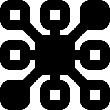 Şeffaf arkaplan ile PNG biçiminde bilgisayar logosu simgesi. Teknoloji markaları, bilişim hizmetleri, web geliştirme veya dijital ürünler için uygun minimalist siyah-beyaz tasarım. Çok yönlü markalaşma ve arayüz kullanımı için temiz ve modern sembol