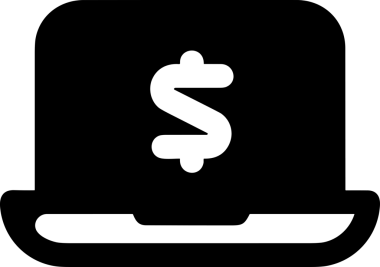 Şeffaf arkaplan ile PNG biçiminde bilgisayar logosu simgesi. Teknoloji markaları, bilişim hizmetleri, web geliştirme veya dijital ürünler için uygun minimalist siyah-beyaz tasarım. Çok yönlü markalaşma ve arayüz kullanımı için temiz ve modern sembol