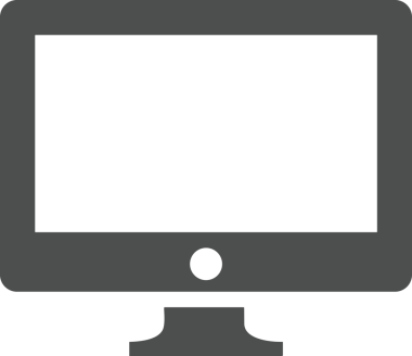 Şeffaf arkaplan ile PNG biçiminde bilgisayar logosu simgesi. Teknoloji markaları, bilişim hizmetleri, web geliştirme veya dijital ürünler için uygun minimalist siyah-beyaz tasarım. Çok yönlü markalaşma ve arayüz kullanımı için temiz ve modern sembol