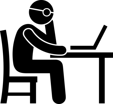 Şeffaf arkaplan ile PNG biçiminde bilgisayar logosu simgesi. Teknoloji markaları, bilişim hizmetleri, web geliştirme veya dijital ürünler için uygun minimalist siyah-beyaz tasarım. Çok yönlü markalaşma ve arayüz kullanımı için temiz ve modern sembol