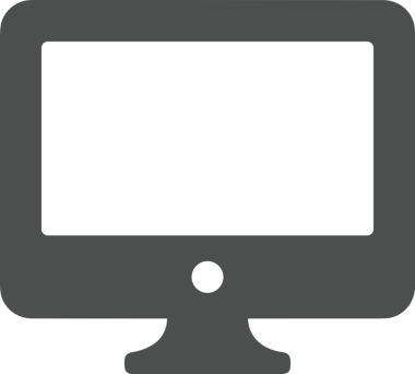 Şeffaf arkaplan ile PNG biçiminde bilgisayar logosu simgesi. Teknoloji markaları, bilişim hizmetleri, web geliştirme veya dijital ürünler için uygun minimalist siyah-beyaz tasarım. Çok yönlü markalaşma ve arayüz kullanımı için temiz ve modern sembol