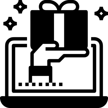 Şeffaf arkaplan ile PNG biçiminde bilgisayar logosu simgesi. Teknoloji markaları, bilişim hizmetleri, web geliştirme veya dijital ürünler için uygun minimalist siyah-beyaz tasarım. Çok yönlü markalaşma ve arayüz kullanımı için temiz ve modern sembol