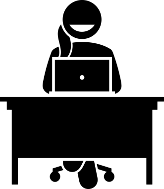 Şeffaf arkaplan ile PNG biçiminde bilgisayar logosu simgesi. Teknoloji markaları, bilişim hizmetleri, web geliştirme veya dijital ürünler için uygun minimalist siyah-beyaz tasarım. Çok yönlü markalaşma ve arayüz kullanımı için temiz ve modern sembol