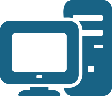 Şeffaf arkaplan ile PNG biçiminde bilgisayar logosu simgesi. Teknoloji markaları, bilişim hizmetleri, web geliştirme veya dijital ürünler için uygun minimalist siyah-beyaz tasarım. Çok yönlü markalaşma ve arayüz kullanımı için temiz ve modern sembol