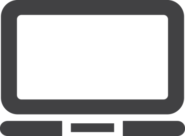 Şeffaf arkaplan ile PNG biçiminde bilgisayar logosu simgesi. Teknoloji markaları, bilişim hizmetleri, web geliştirme veya dijital ürünler için uygun minimalist siyah-beyaz tasarım. Çok yönlü markalaşma ve arayüz kullanımı için temiz ve modern sembol