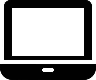 Şeffaf arkaplan ile PNG biçiminde bilgisayar logosu simgesi. Teknoloji markaları, bilişim hizmetleri, web geliştirme veya dijital ürünler için uygun minimalist siyah-beyaz tasarım. Çok yönlü markalaşma ve arayüz kullanımı için temiz ve modern sembol
