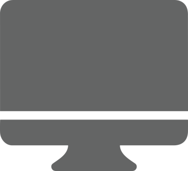 Şeffaf arkaplan ile PNG biçiminde bilgisayar logosu simgesi. Teknoloji markaları, bilişim hizmetleri, web geliştirme veya dijital ürünler için uygun minimalist siyah-beyaz tasarım. Çok yönlü markalaşma ve arayüz kullanımı için temiz ve modern sembol