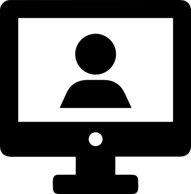 Şeffaf arkaplan ile PNG biçiminde bilgisayar logosu simgesi. Teknoloji markaları, bilişim hizmetleri, web geliştirme veya dijital ürünler için uygun minimalist siyah-beyaz tasarım. Çok yönlü markalaşma ve arayüz kullanımı için temiz ve modern sembol