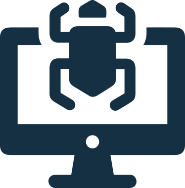 Şeffaf arkaplan ile PNG biçiminde bilgisayar logosu simgesi. Teknoloji markaları, bilişim hizmetleri, web geliştirme veya dijital ürünler için uygun minimalist siyah-beyaz tasarım. Çok yönlü markalaşma ve arayüz kullanımı için temiz ve modern sembol