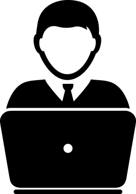 Şeffaf arkaplan ile PNG biçiminde bilgisayar logosu simgesi. Teknoloji markaları, bilişim hizmetleri, web geliştirme veya dijital ürünler için uygun minimalist siyah-beyaz tasarım. Çok yönlü markalaşma ve arayüz kullanımı için temiz ve modern sembol