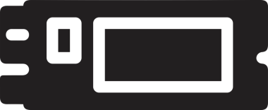 Şeffaf arkaplan ile PNG biçiminde bilgisayar logosu simgesi. Teknoloji markaları, bilişim hizmetleri, web geliştirme veya dijital ürünler için uygun minimalist siyah-beyaz tasarım. Çok yönlü markalaşma ve arayüz kullanımı için temiz ve modern sembol